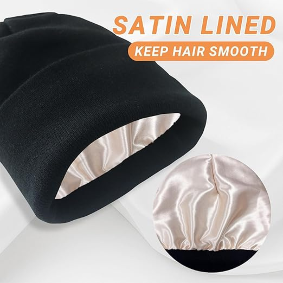 Satin-Lined Anti-Frizz Beanie