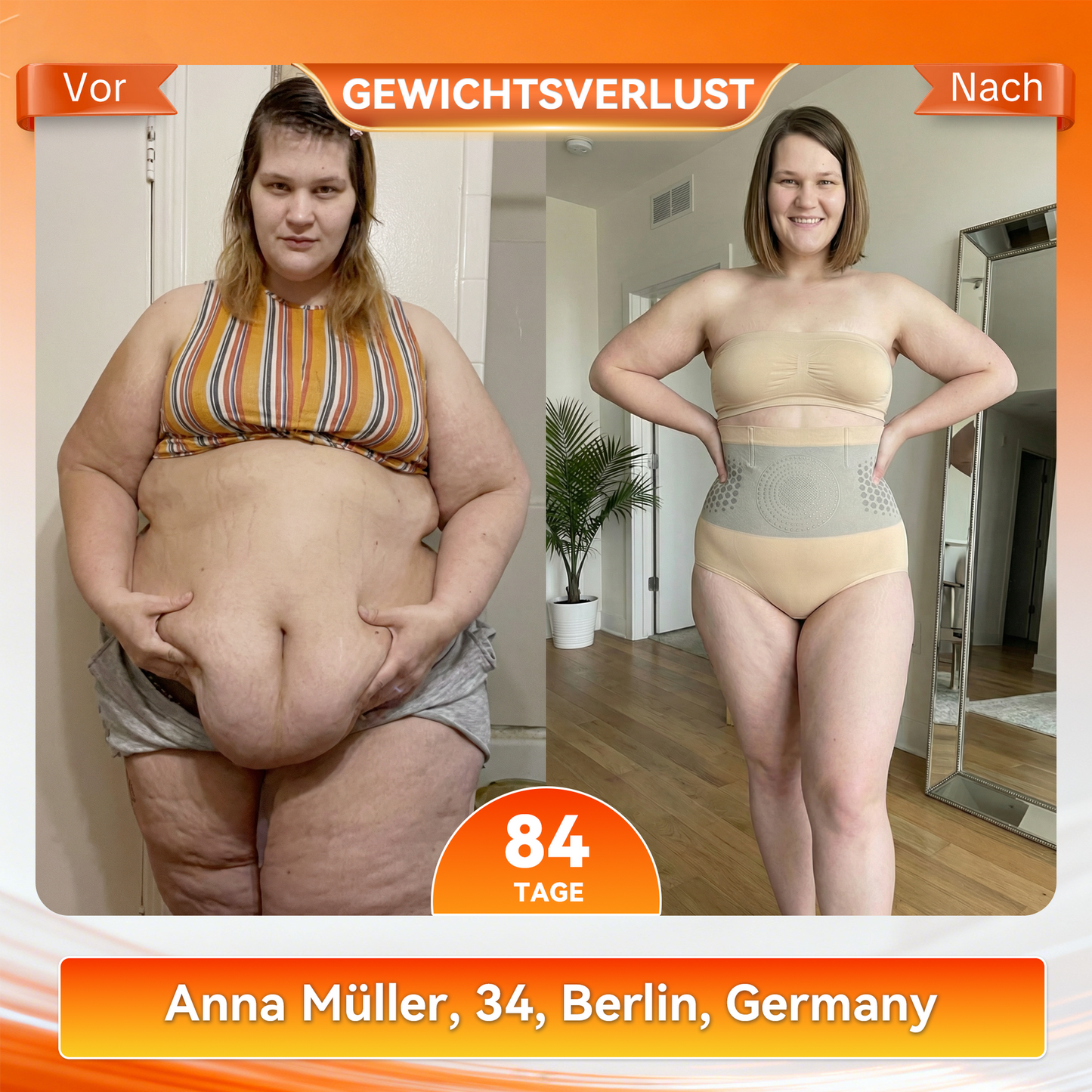 🌾GFOUK® Moringa & Berberin 4-in-1 Mikropartikel-Shaping- und Fettverbrennungs-Shorts