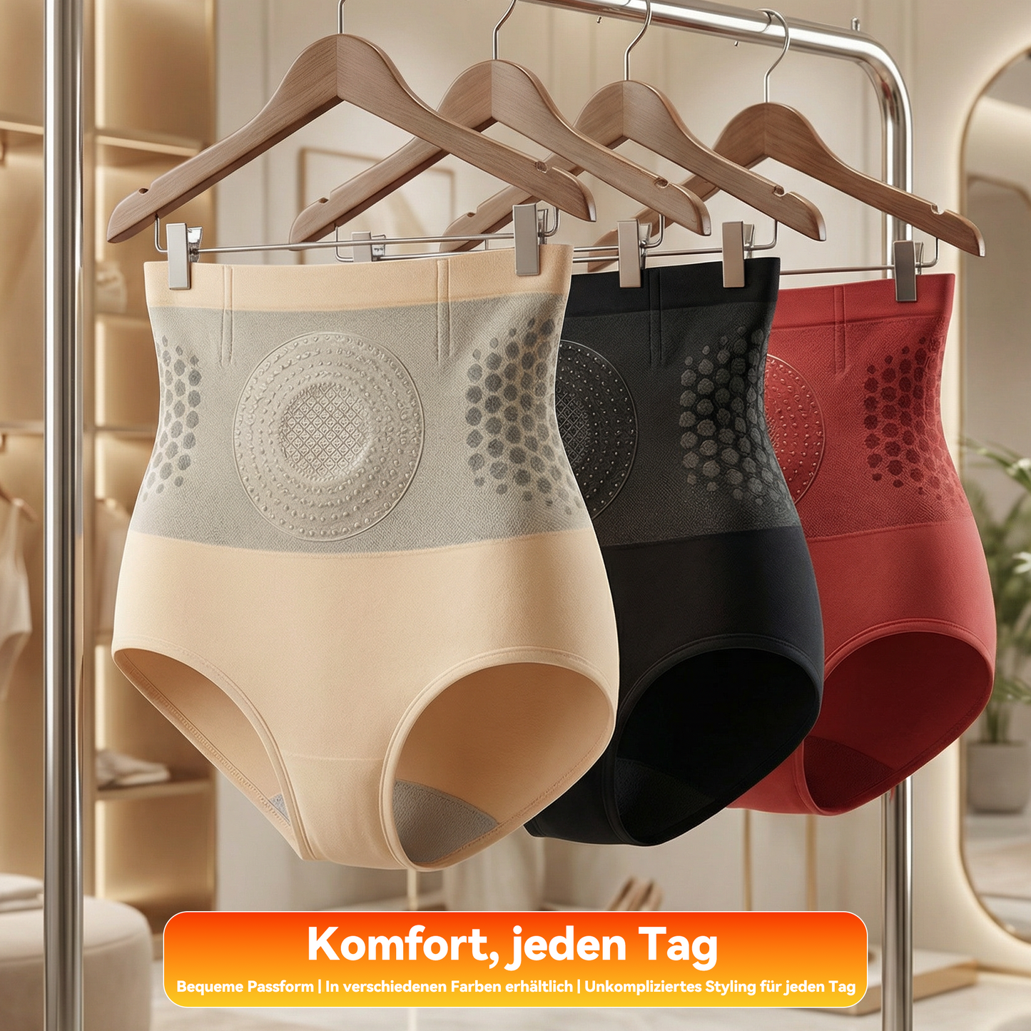 🌾GFOUK® Moringa & Berberin 4-in-1 Mikropartikel-Shaping- und Fettverbrennungs-Shorts