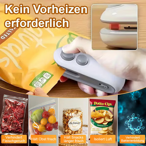💥Neujahrsangebot 55% Rabatt💥✨Mini Siegelmaschine – 🧊Frisch halten
