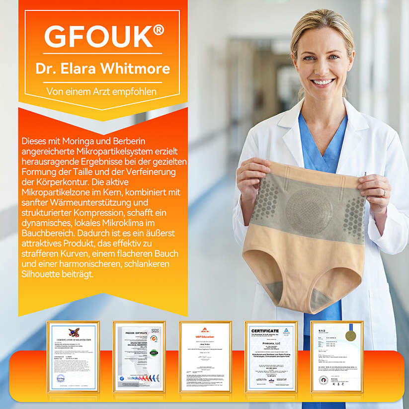 🌾GFOUK® Moringa & Berberin 4-in-1 Mikropartikel-Shaping- und Fettverbrennungs-Shorts