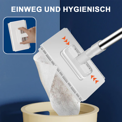 💥 LETZTER TAG! 50% RABATT 💥 Einweg-Staubmopp mit 5 wiederverwendbaren Bezügen
