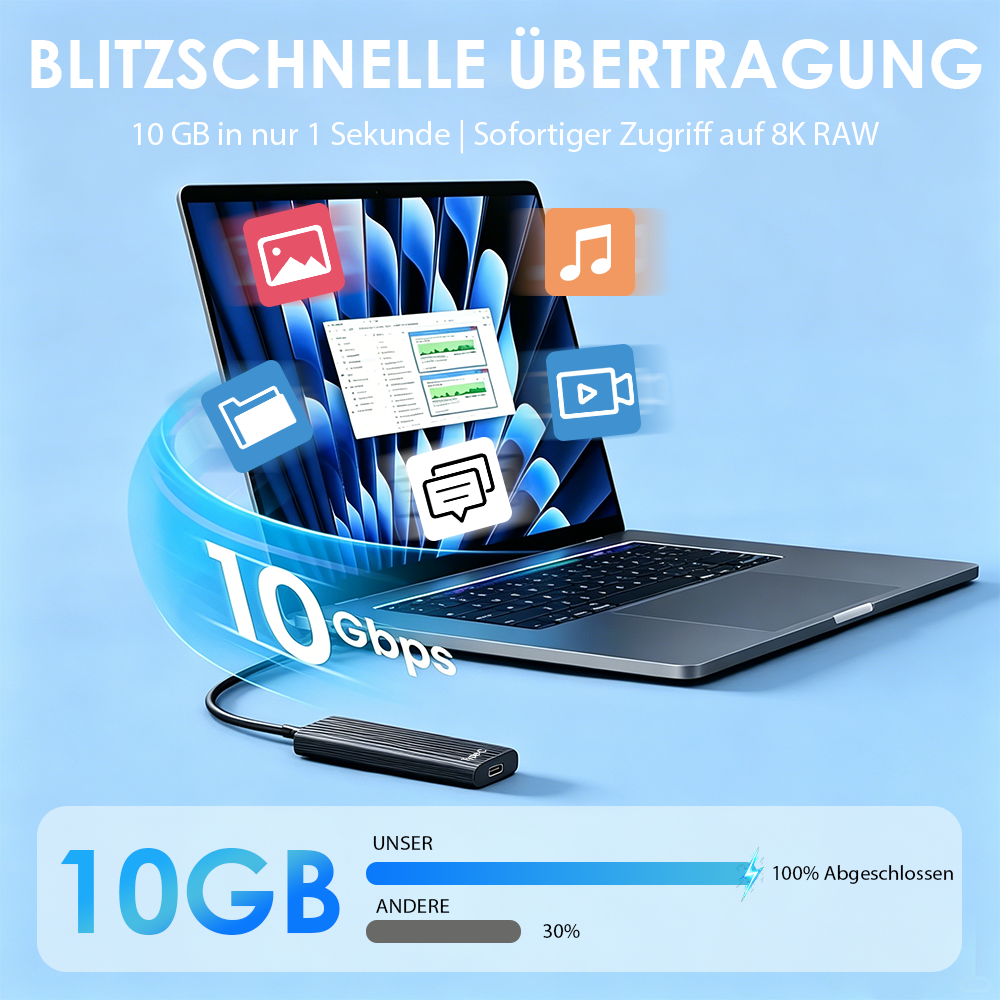 🏆Blitzverkauf⚡ Über 50.000 verkauft! Fast ausverkauft – 🔥16TB tragbare Mini-SSD mit großer Kapazität und Type-C
