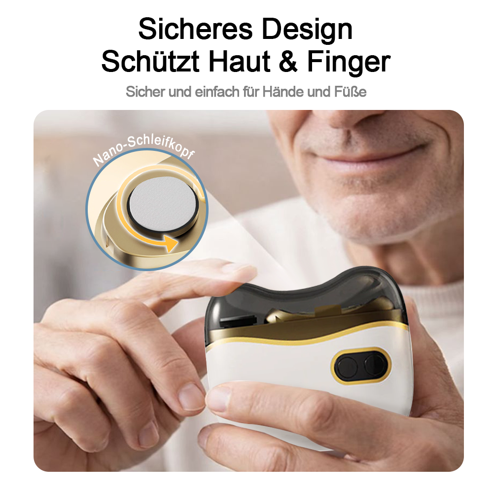 💥LETZTER TAG VERKAUF 50% RABATT💥 2-in-1 Elektrischer Nagelknipser & Polierer 🏆 Universelle automatische Nagelfeile für Erwachsene und Kinder👶
