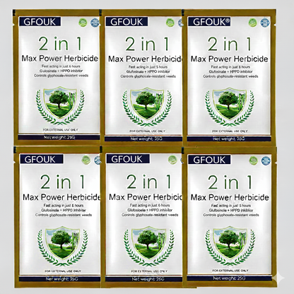 GFOUK® 2-in-1 Max Power Herbizid – 6-Stunden-Wirkung – 🇩🇪Kein Warten mehr🇩🇪 (upsell)