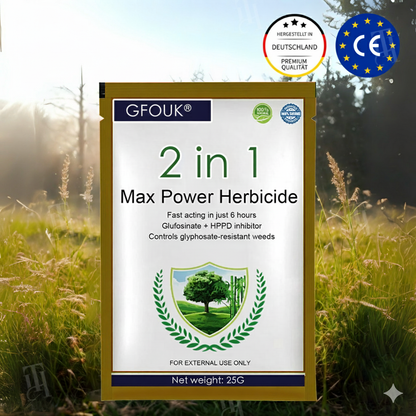 GFOUK® 2-in-1 Max Power Herbizid – 6-Stunden-Wirkung – 🇩🇪Kein Warten mehr🇩🇪 (upsell)
