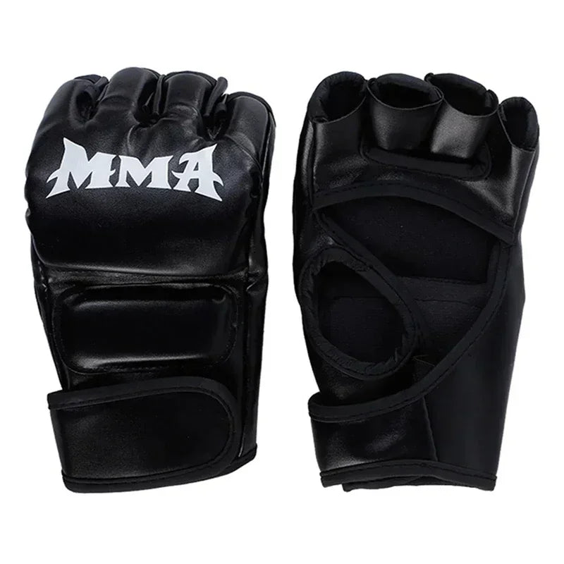 Halbfinger-Boxhandschuhe für MMA und Boxtraining.