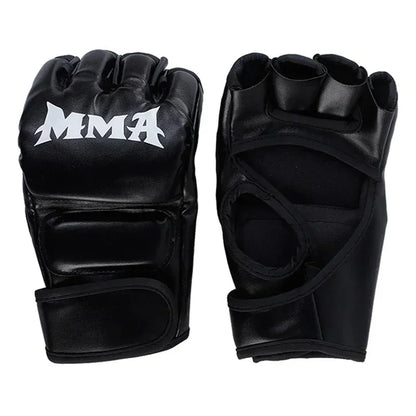 Halbfinger-Boxhandschuhe für MMA und Boxtraining.