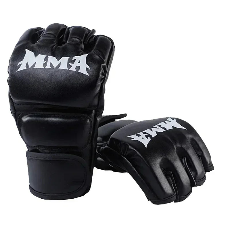 Halbfinger-Boxhandschuhe für MMA und Boxtraining.