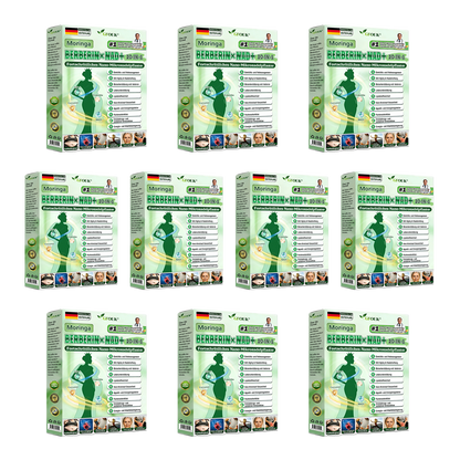 Offizieller Store 🇩🇪 |💝𝐆𝐅𝐎𝐔𝐊® Moringa · Berberin × NAD+ 10-in-1  Advanced Nano Mikronadel-Patch 🇩🇪 (Nur einmal täglich, sichtbare Veränderungen in 7 Tagen) ✅ Für Fettleibigkeit, schlaffe Haut, Diabetes, Schlafapnoe, Gelenkprobleme und mehr
