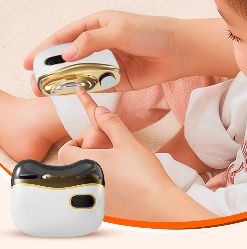 💥LETZTER TAG VERKAUF 50% RABATT💥 2-in-1 Elektrischer Nagelknipser & Polierer 🏆 Universelle automatische Nagelfeile für Erwachsene und Kinder👶