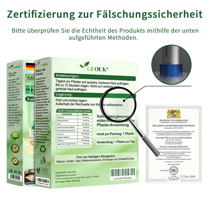 Offizieller Store 🇩🇪 |💝𝐆𝐅𝐎𝐔𝐊® Moringa · Berberin × NAD+ 10-in-1  Advanced Nano Mikronadel-Patch 🇩🇪 (Nur einmal täglich, sichtbare Veränderungen in 7 Tagen) ✅ Für Fettleibigkeit, schlaffe Haut, Diabetes, Schlafapnoe, Gelenkprobleme und mehr