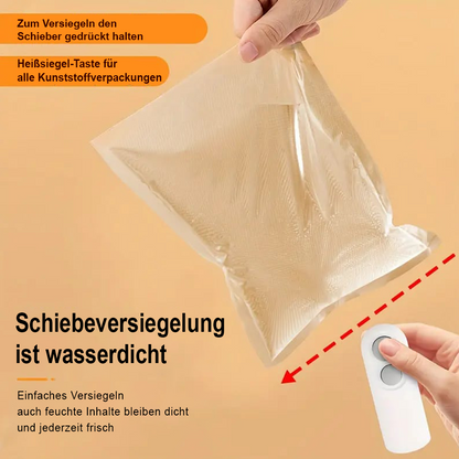 Mini-Siegelmaschine – hält Lebensmittel frisch 🧊